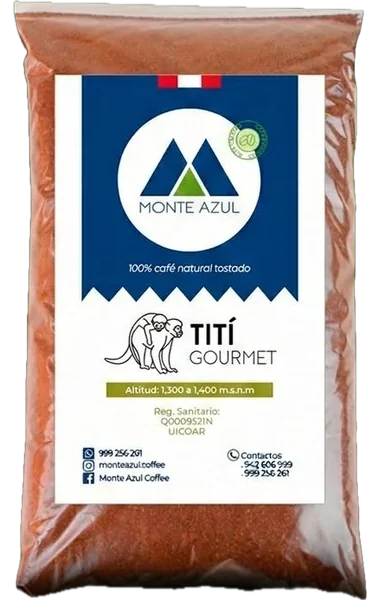 Bolsa transparente de café Tití Gourmet
